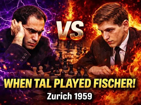 Chaos & Calculation ⚡ Tal vs Fischer | 1959 Battle #chessnetx #fischer #tal #chessgame #chessreview