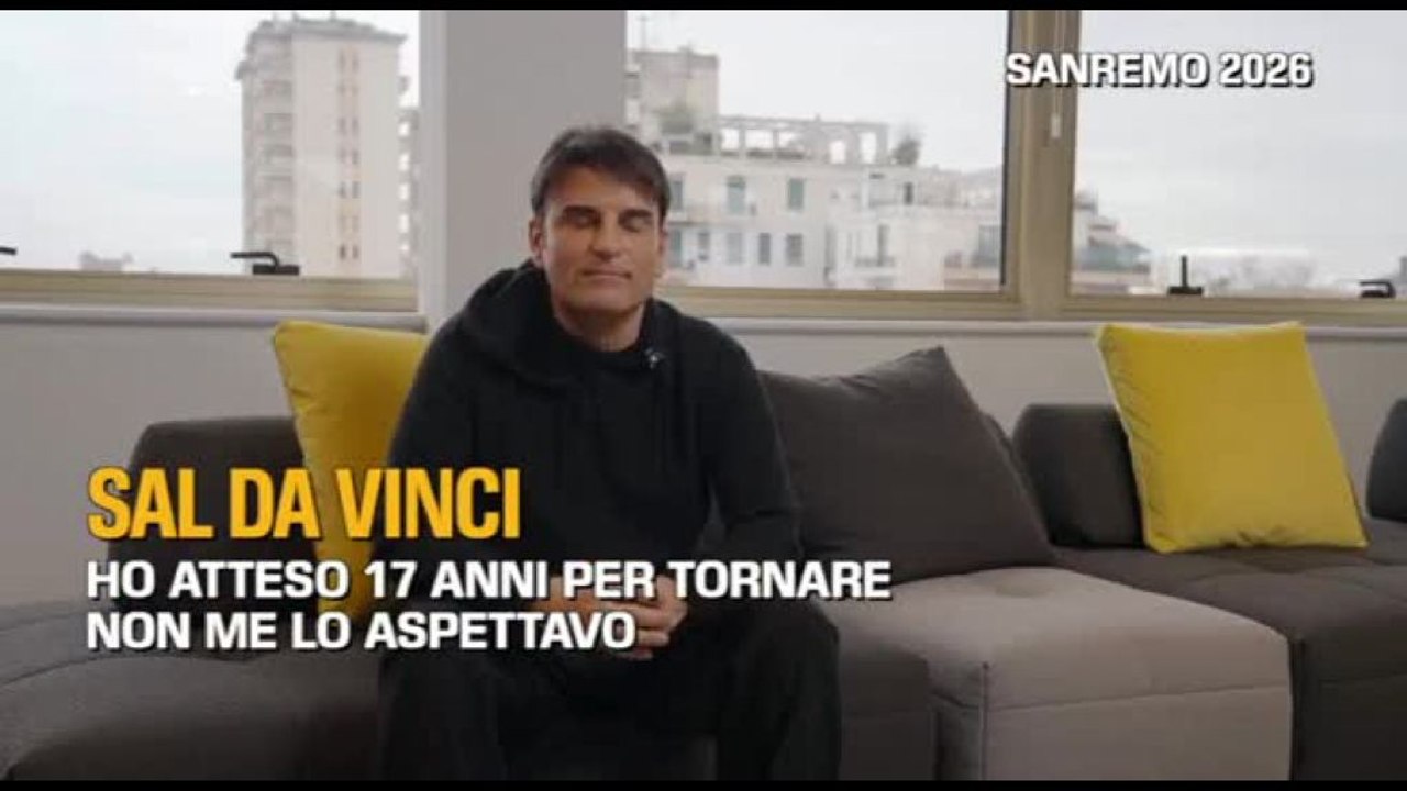 Sanremo, Sal Da Vinci: ho atteso 17 anni per tornare, non me lo aspettavo