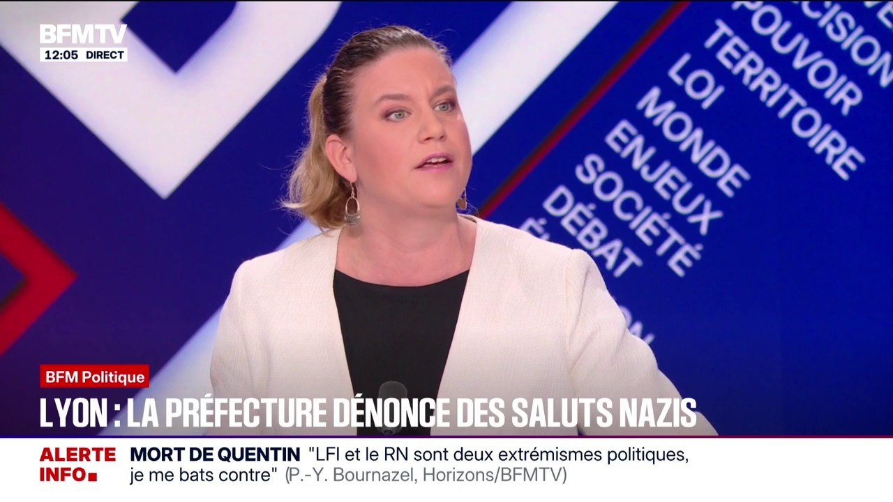 Saluts nazis lors de la marche en hommage à Quentin Deranque: "Cette marche aurait dû être interdite", assure Mathilde Panot (LFI)
