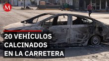 Persisten bloqueos y autos calcinados en Buenavista, Michoacán