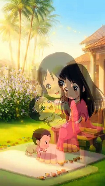 Baby's First Bottle Feeding Moment with Mom 🍼💕 | Chibi Animation