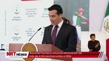 Rommel Pacheco anuncia renovación de más de 4 mil canchas rumbo a 2026