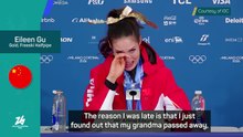 Gu pays tribute to late grandmother after winning halfpipe gold