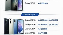 Daftar harga HP Samsung terbaru seri Galaxy S dan Galaxy A