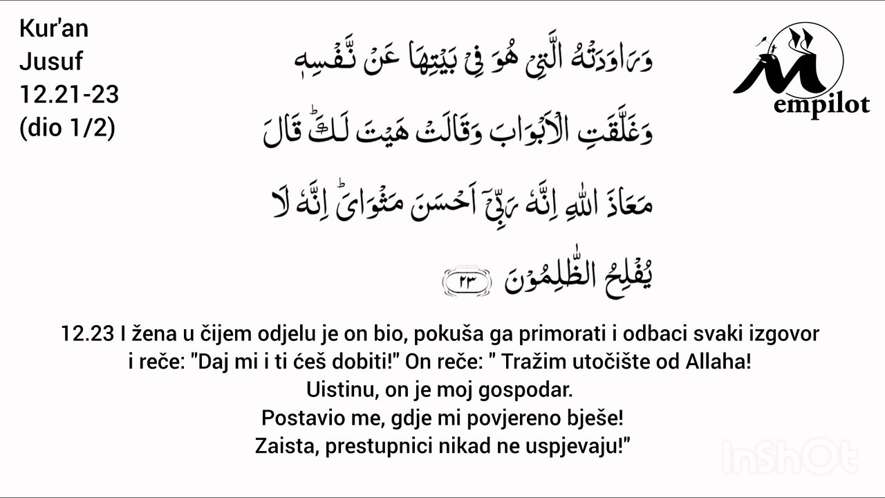 emDIN - Kuran Jusuf 12.21-23 dio 1/2