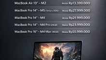 daftar harga terbaru  dari MacBook Gaming (Apple) (iBox, Digimap) dan Official Store di e-commerce