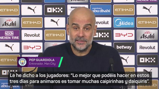 Guardiola y la fórmula del éxito: Muchas caipirinhas y muchos daiquiris