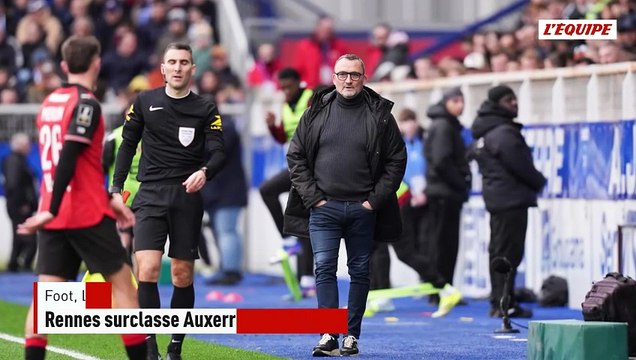 Rennes surclasse Auxerre pour la première de Franck Haise - Foot - Ligue 1