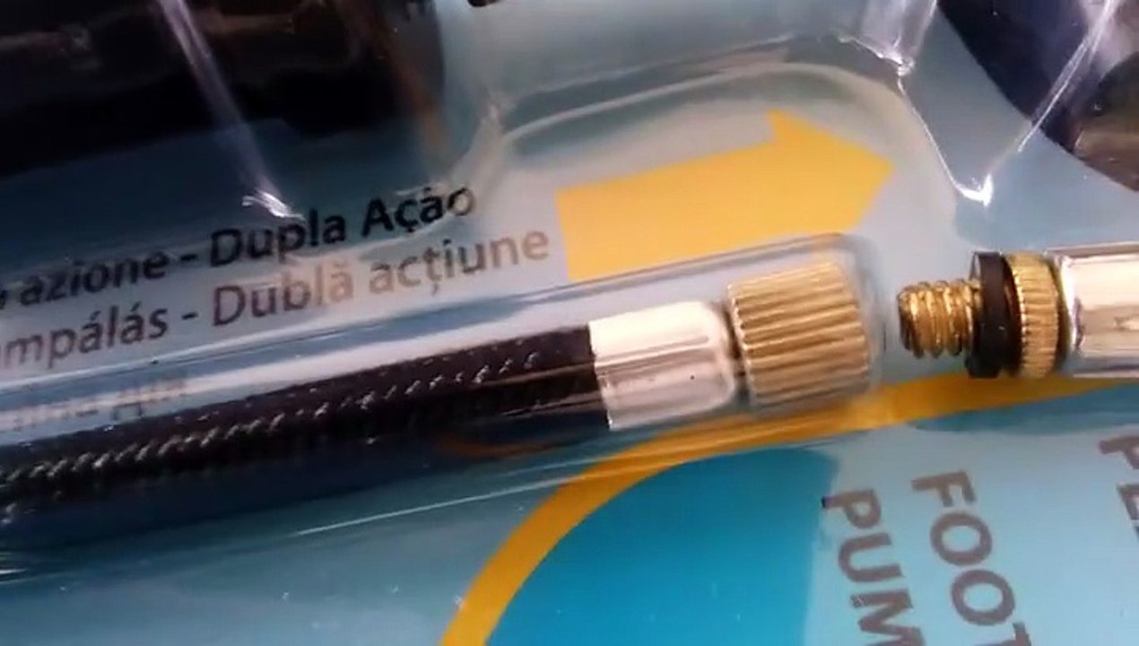 Pompe à Vélo, Mini Pompe Vélo à Main Portable,100PSI Pompe à Main Cyclisme en Alliage d’Aluminium avec Aiguille et Soutien v01