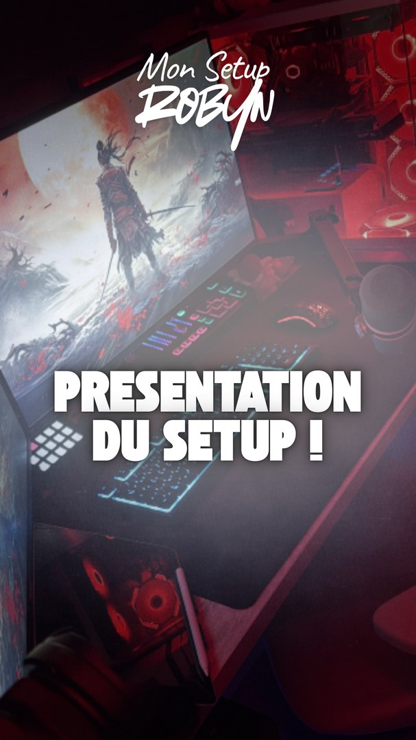 Mon setup gaming !