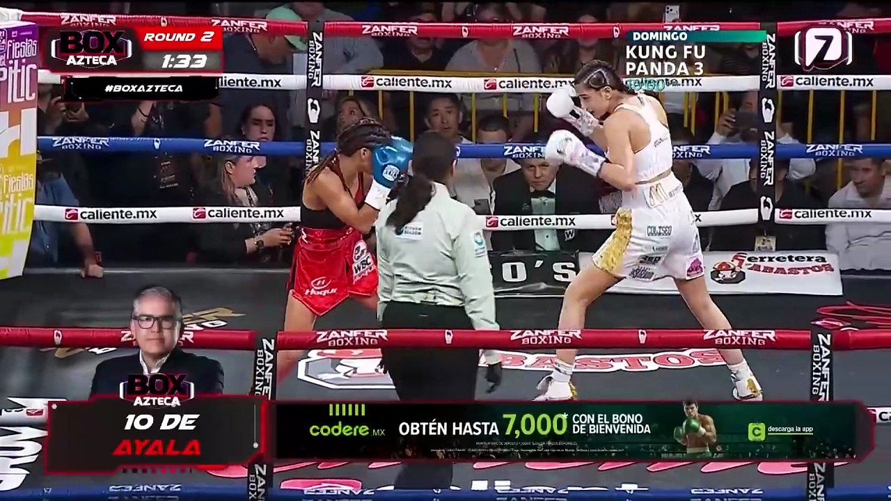 Camila Zamorano vs Claudia Ruiz Box Azteca