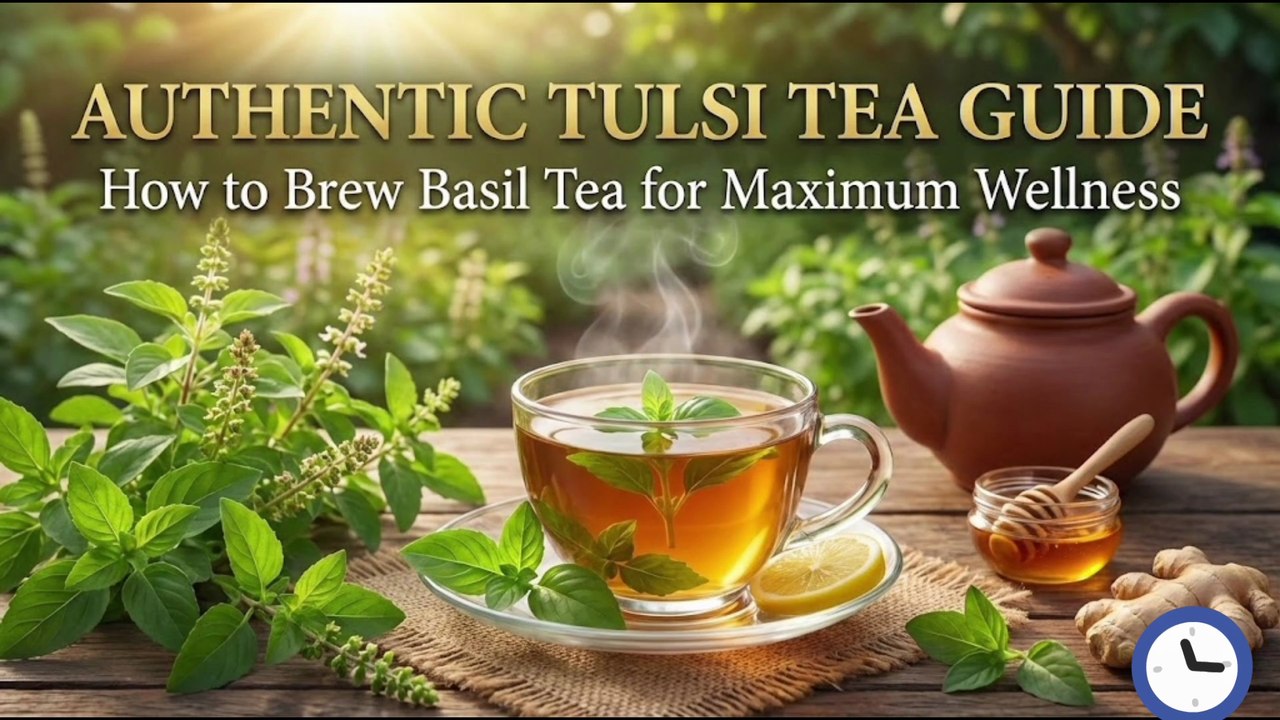 Authentic Tulsi Tea Guide: How to Brew Basil Tea for Stress Relief and Immune Support