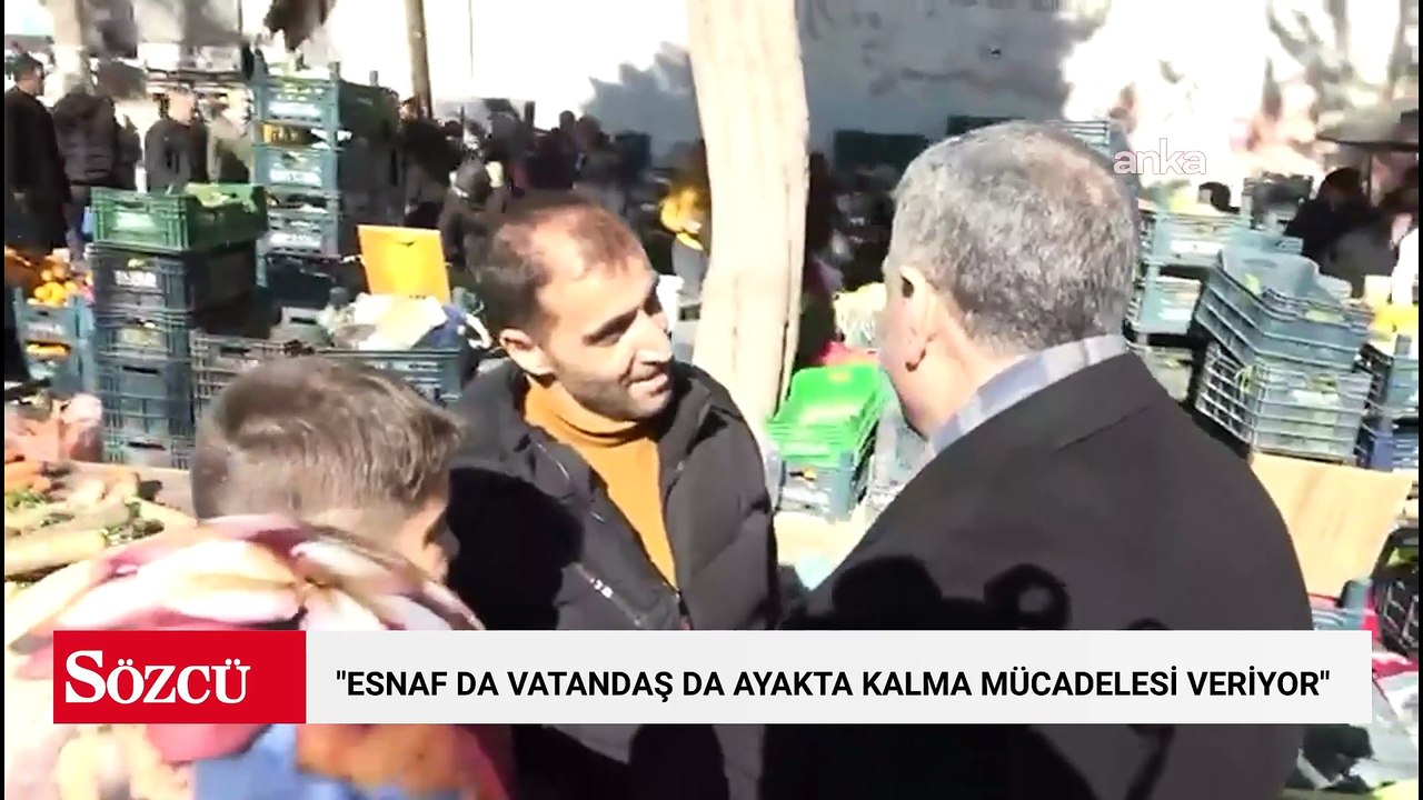 CHP'li Erol: "Pazarın dili nettir; esnaf da vatandaş da ayakta kalma mücadelesi veriyor"