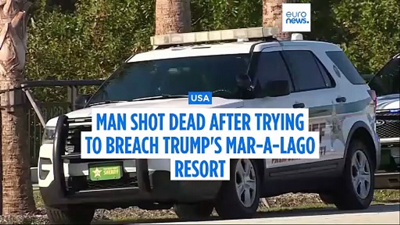 Secret Service shoots and kills armed man at Trump’s Mar-a-Lago estate