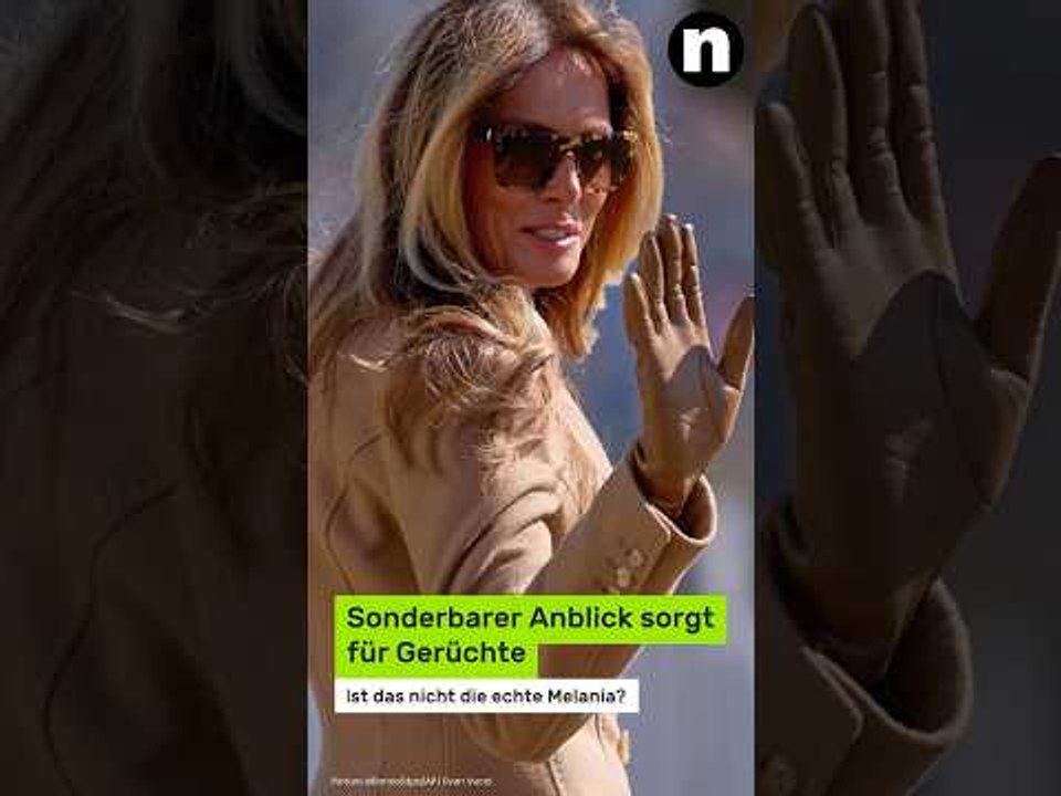 Melania Trump: Sonderbarer Anblick sorgt für Gerüchte - ist das nicht die echte Melania?