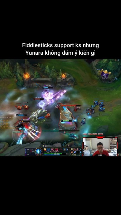 Fiddlesticks support ks nhưng Yunara không dám ý kiến gì #fiddlesticks #rell #lienminhhuyenthoai #leagueoflegends #knightriseky