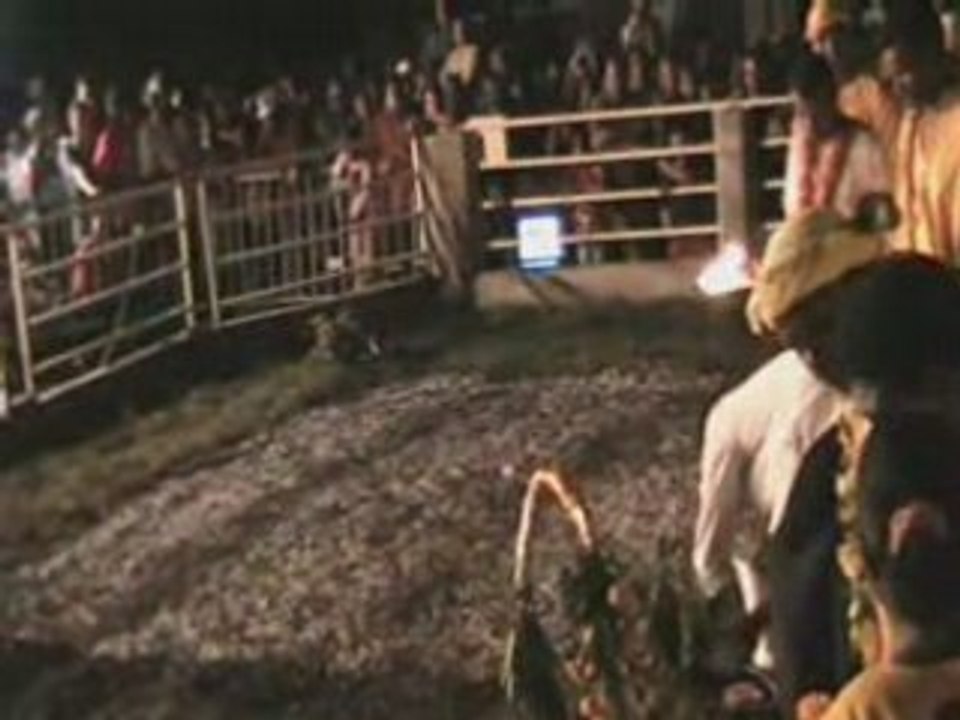 Marche sur le feu à Bois d'olives le 31 mai 2008.