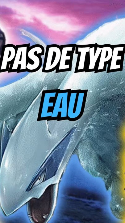 Lugia pas de type eau ?