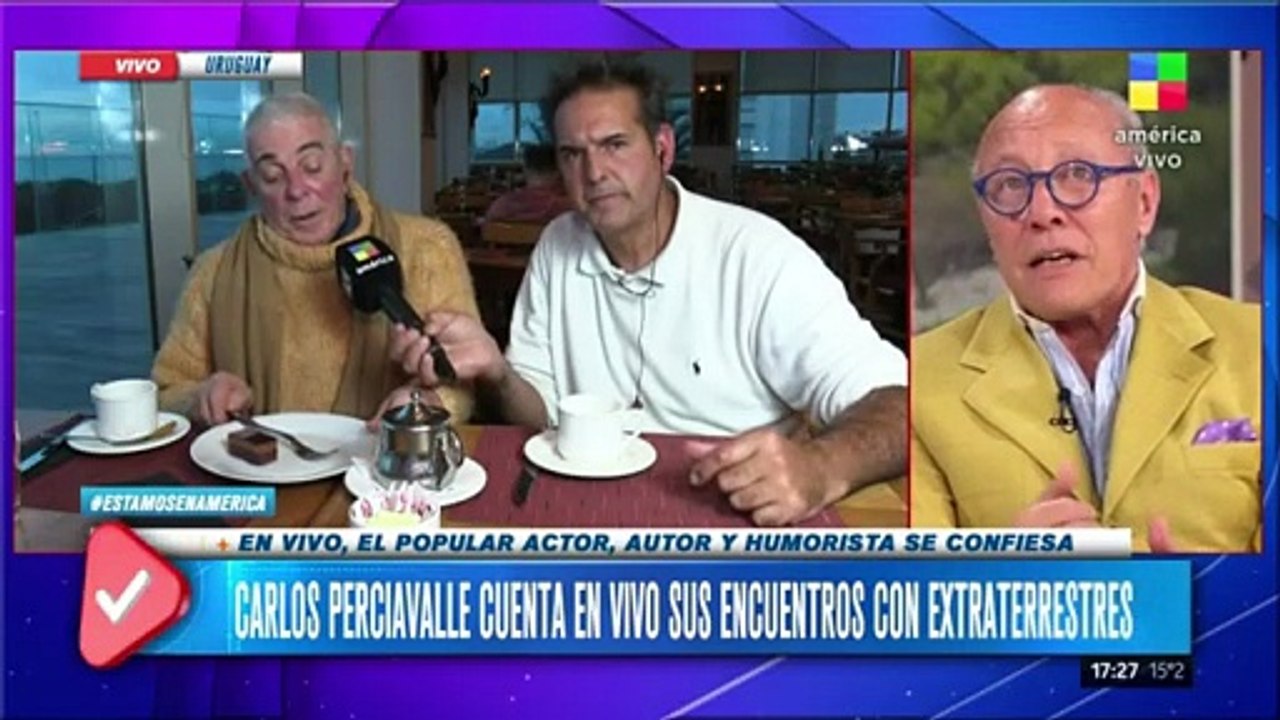 "A la Tarde" - Encuentros con OVNIs y extraterrestres: Carlos Perciavalle y Jorge Polanco (América TV, 2022)