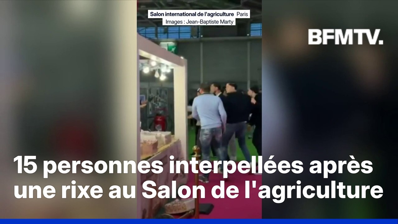 Une rixe a éclaté entre des exposants et des visiteurs au Salon de l'agriculture ce dimanche