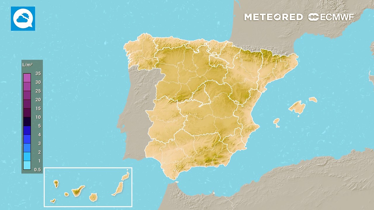 Un frente dejará algunas lluvias en el oeste peninsular