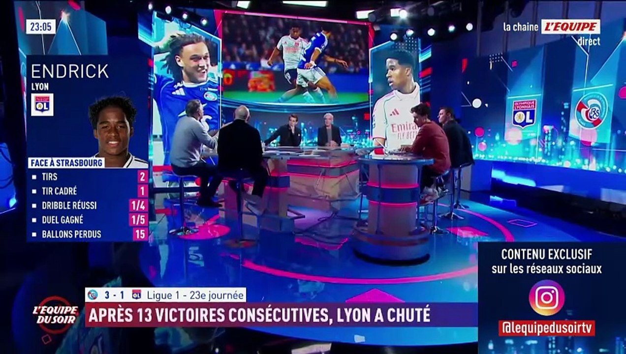 Les Lyonnais tombent logiquement à Strasbourg - Foot - Ligue 1