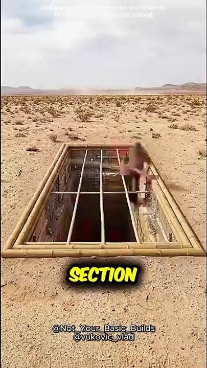 Un bunker luxueux au cœur du désert
