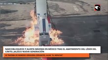 Narcobloqueos y alerta máxima en México tras el abatimiento del líder del CJNG