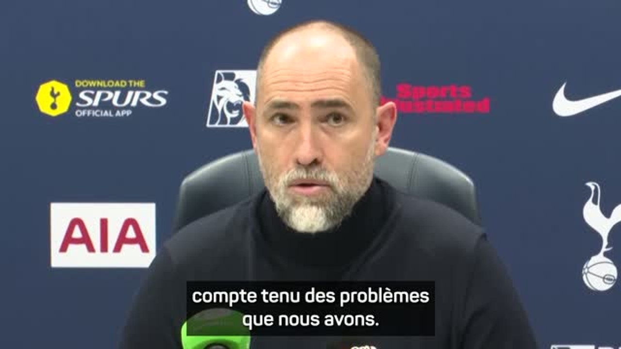 Tottenham - Tudor : "Arsenal était trop fort pour nous"