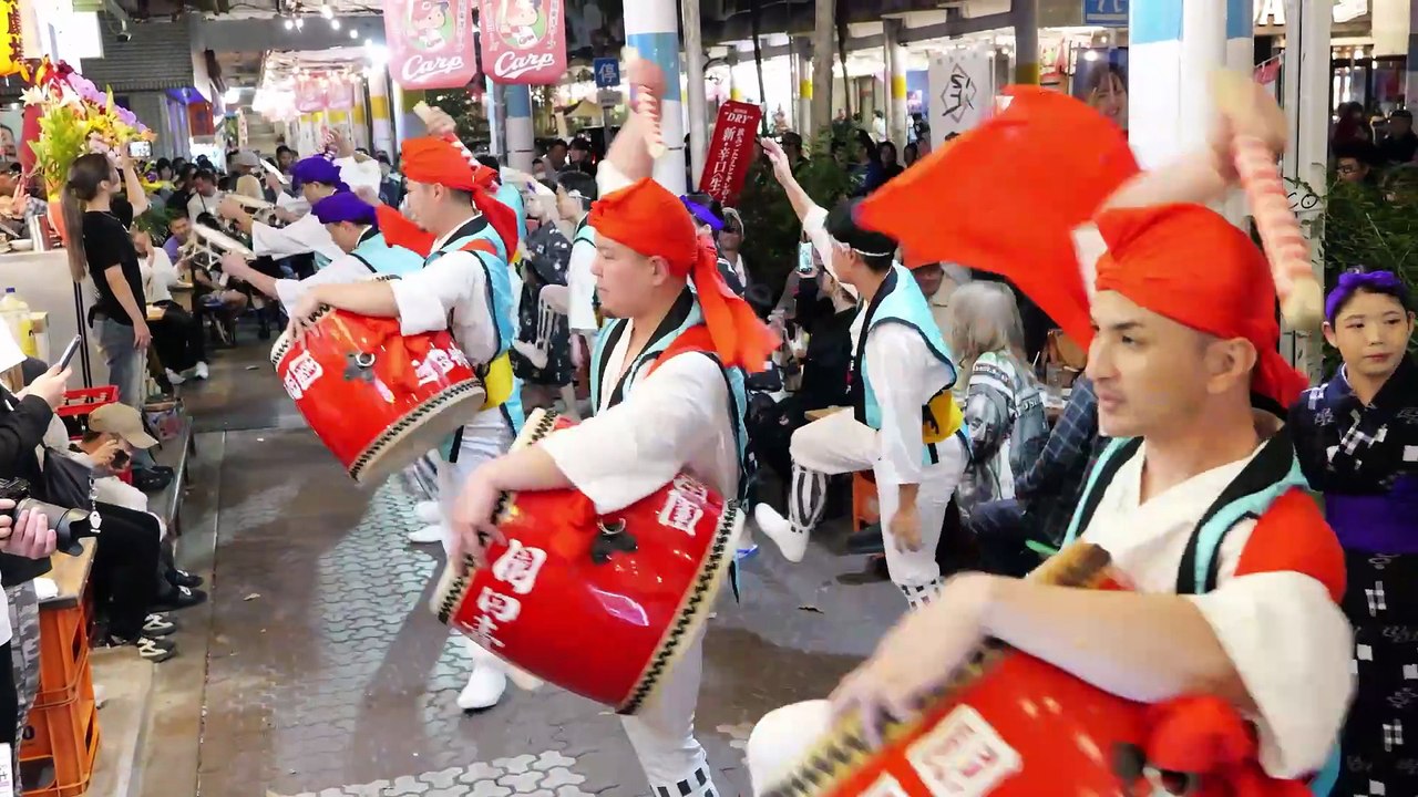 園田青年会　足立屋コザ店10周年祭演舞　令和8年2月２２日　Eisa - Traditional Dance of Okinawa