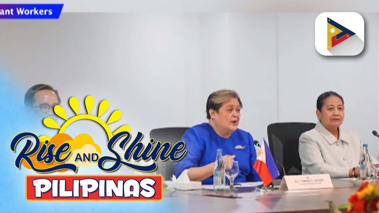 Mga opisyal ng DMW, DFA at Luxembourg, nagpulong para mag-hire ng mga OFW; higit 200 nurse at care workers, pumirma ng kontrata | ulat ni Denisse Osorio