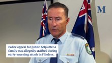 Police appeal after family stabbed in Flinders