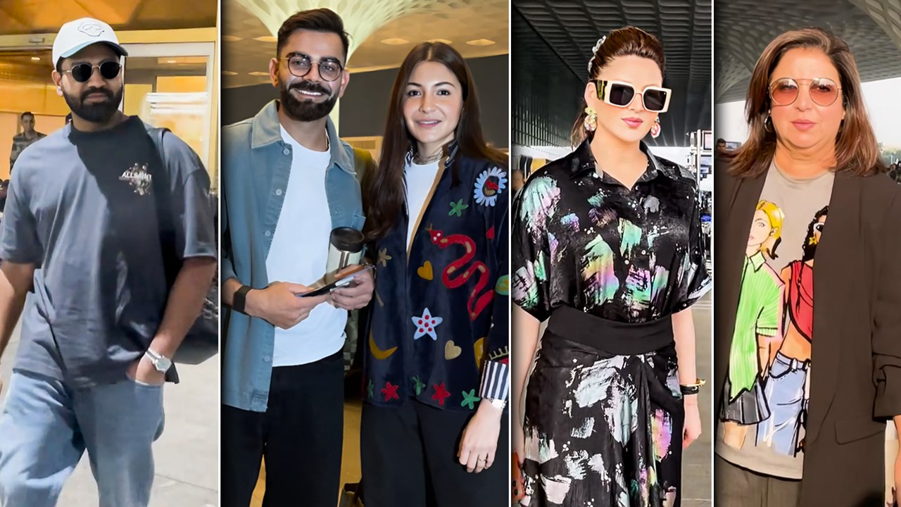 Rohit Sharma, Virat-Anushka, Farah Khan & Other Celebs Spotted At Mumbai Airport