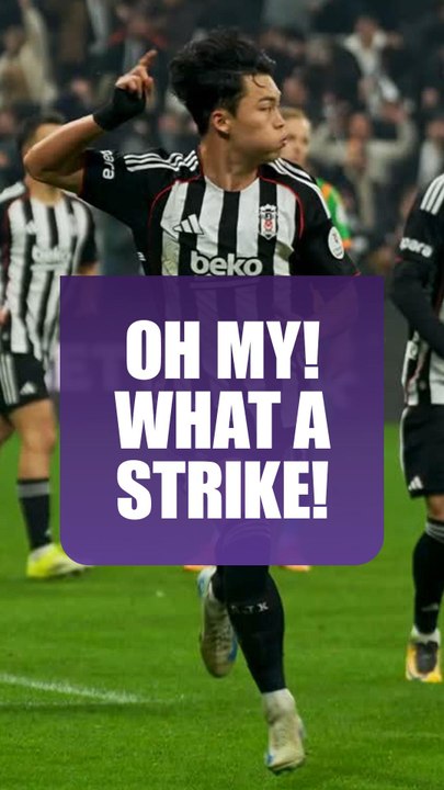 Oh Hyeon-Gyu INSANE Goal for Besiktas! #superlig #football #shorts