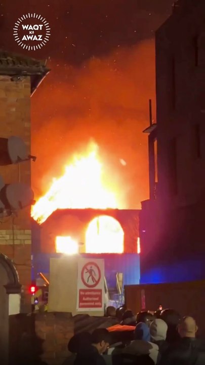 Massive Fire Engulfs King’s Hall Methodist Church in Southall | 70 Firefighters on Scene