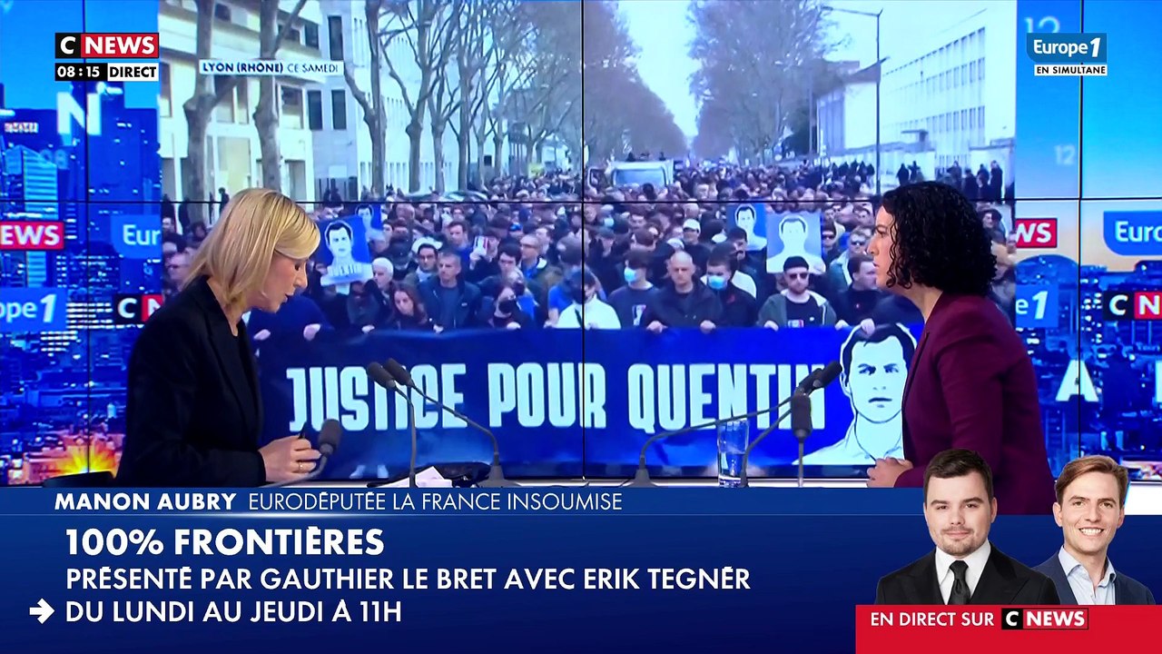 «Tant qu'il y aura du fascisme, il y aura des antifascistes», souligne Manon Aubry
