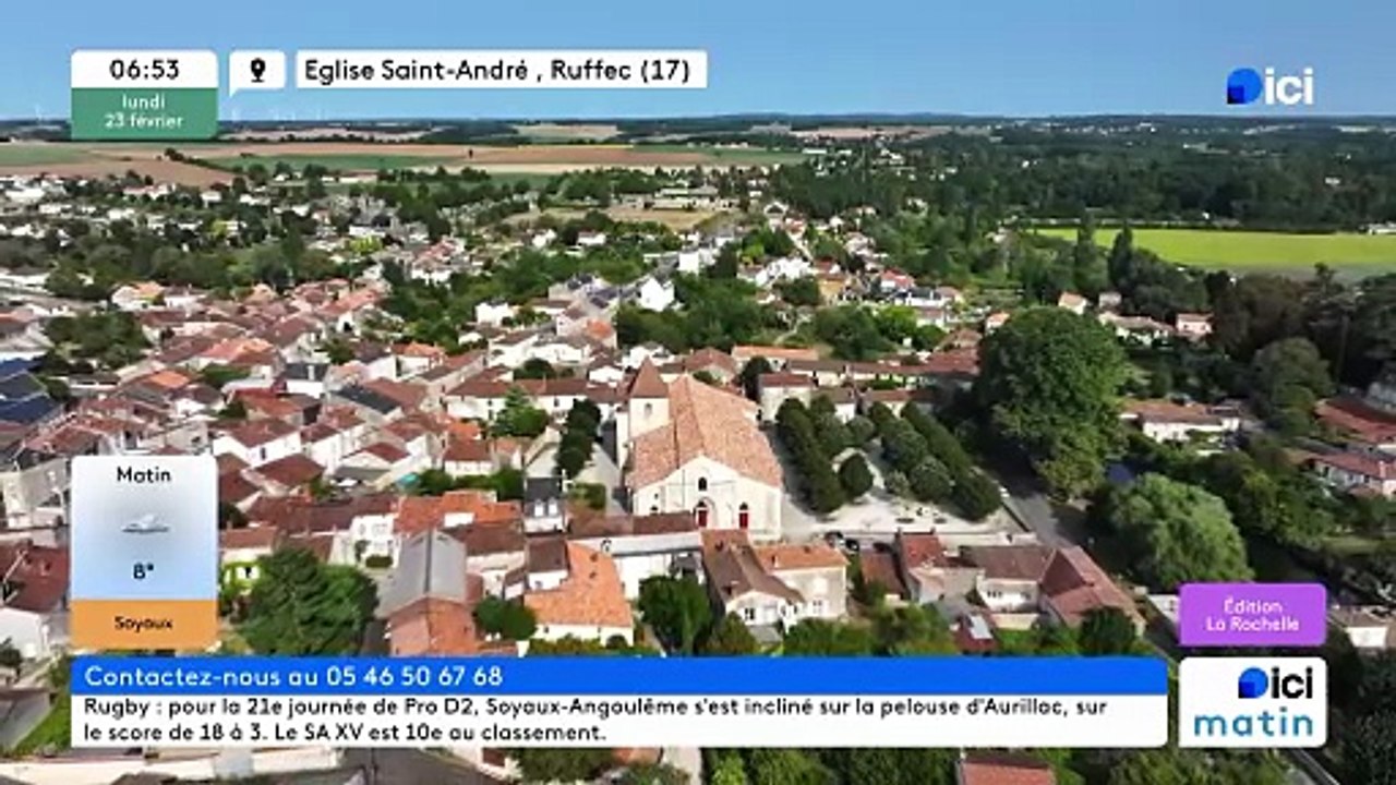 23/02/2026 - ici matin par ici La Rochelle en vidéo