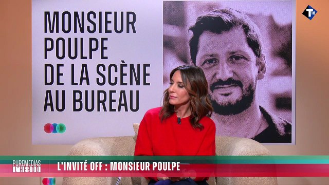 Monsieur Poulpe dans Puremédias l'hebdo sur T18 le dimanche 22 février 2026.