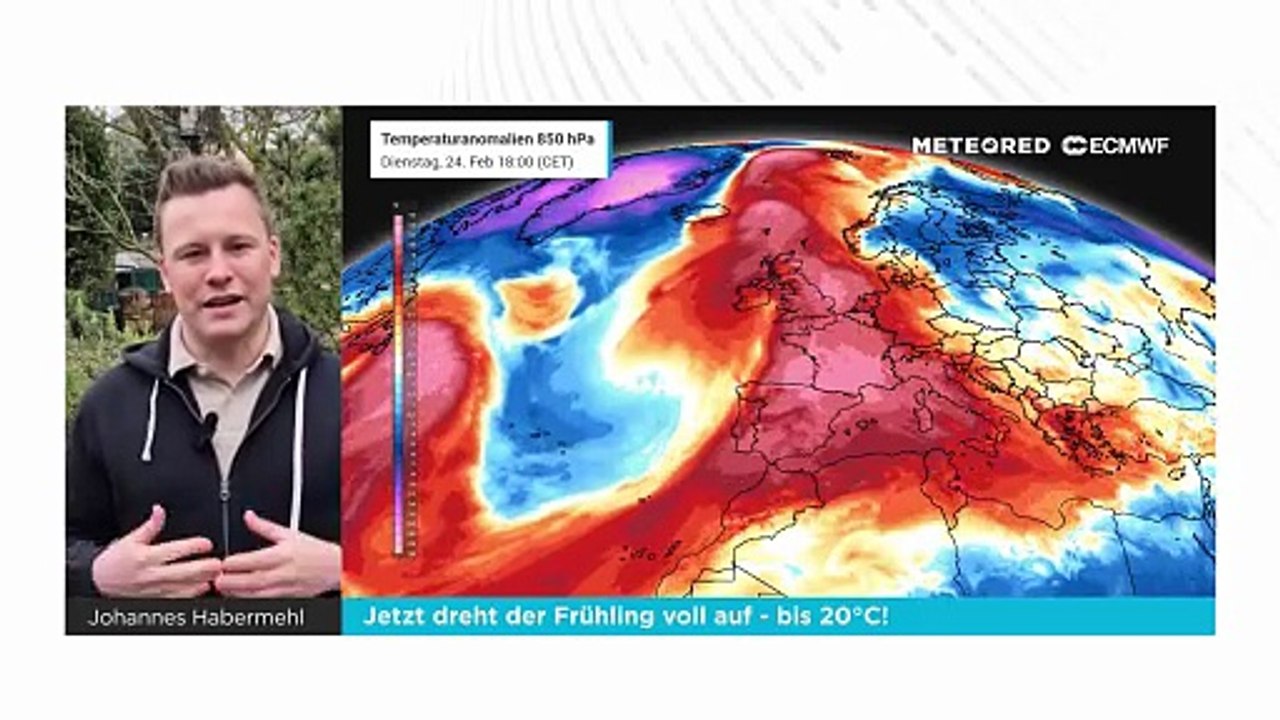 Jetzt dreht der Frühling voll auf - bis 20°C!