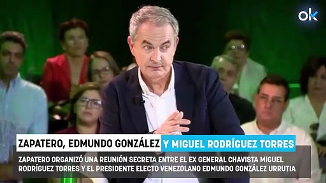 Zapatero reunió al ex jefe del espionaje chavista con Edmundo González en un hotel para negociar con Maduro