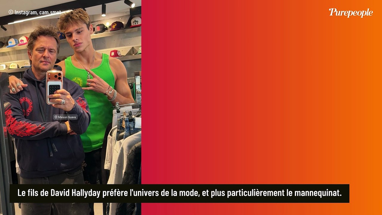 Après le mannequinat, Cameron Smet, le fils de David Hallyday, se lance dans un nouveau défi