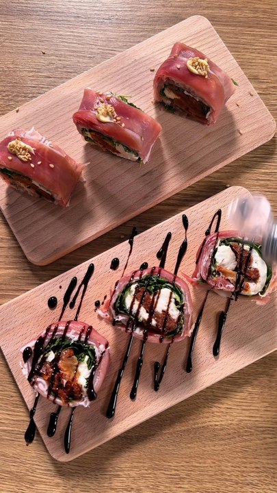 Sushi-Rolls de Jambon Cru
