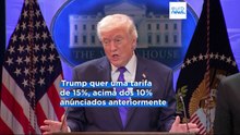 UE exige que Trump cumpra promessas comerciais após bloqueio judicial das tarifas