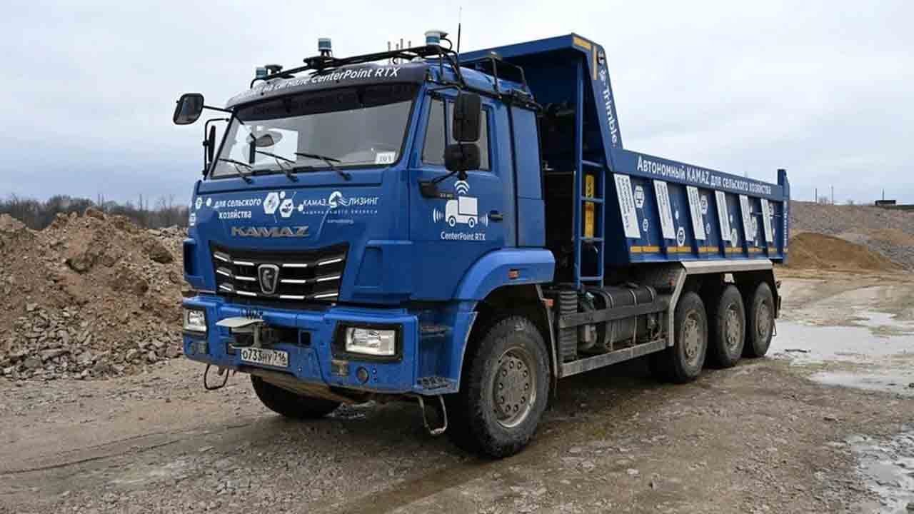 Autonomous KAMAZ dump truck tested at quarry in the Donetsk People’s Republic