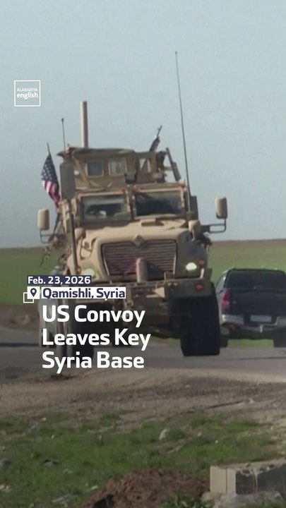 US Convoy Leaves Key Syria Base