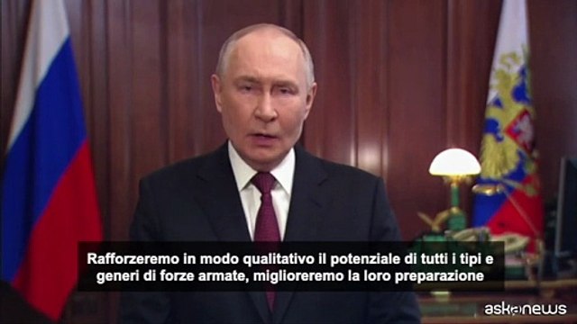 Ucraina, Putin: priorità assoluta lo sviluppo forze nucleari Russia
