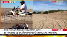 Quién era Andrés Alberto Alemán, el joven que murió al caer de un médano con su moto en Gesell