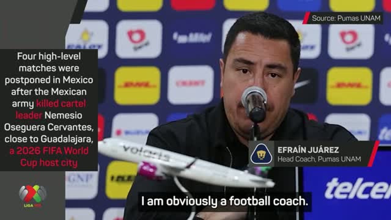 Pumas UNAM boss reacts to Mexican cartel shootings
