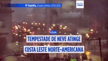 Tempestades de neve obrigam a emitir alertas em vários estados da costa leste dos EUA