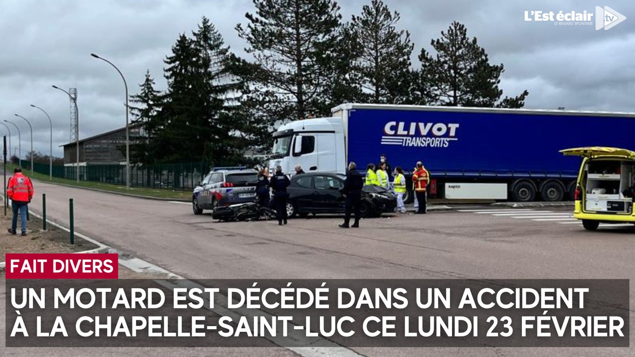 Un motard est décédé dans un accident à La Chapelle-Saint-Luc ce lundi 23 février